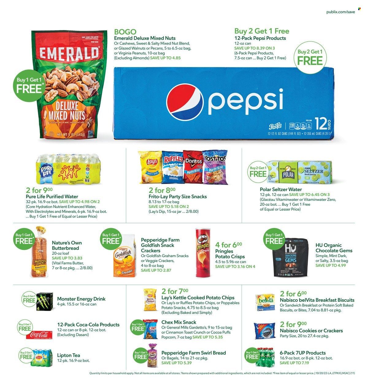 Publix (AL, FL, GA, NC, SC, TN) Weekly Ad Flyer Specials October 20 to October 26, 2022
