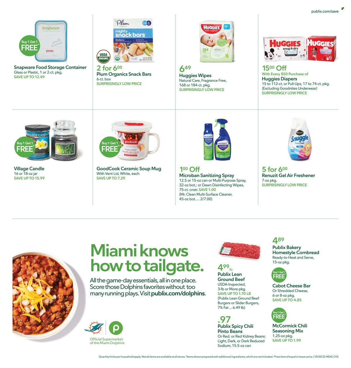 Publix (AL, FL, GA, NC, SC, TN) Weekly Ad Flyer Specials October 20 to October 26, 2022