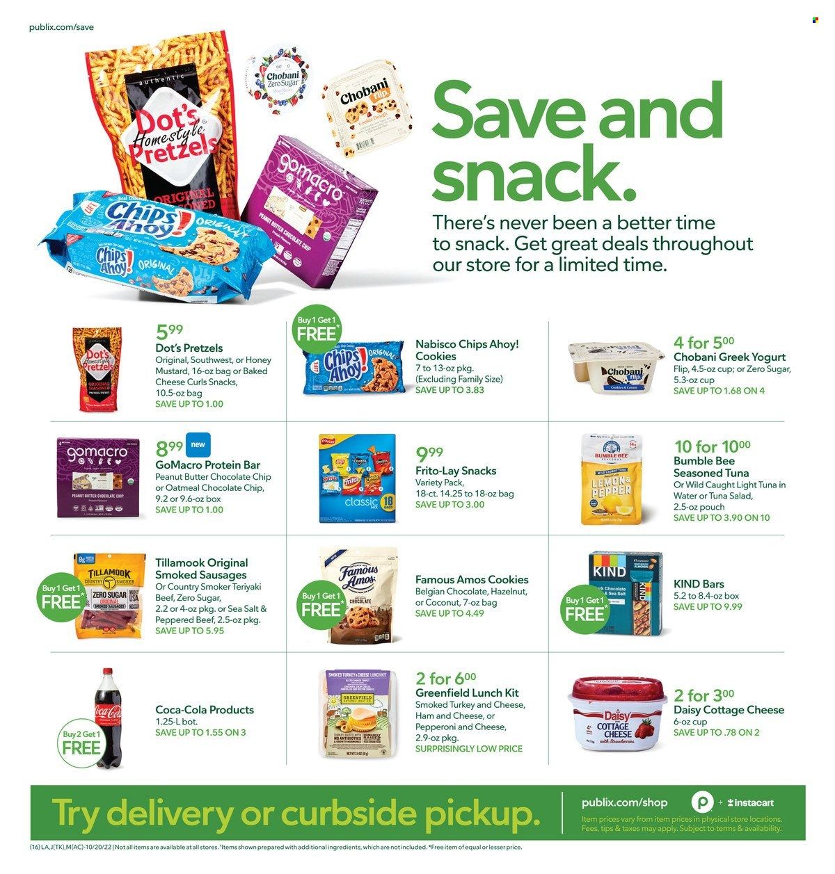 Publix (AL, FL, GA, NC, SC, TN) Weekly Ad Flyer Specials October 20 to October 26, 2022