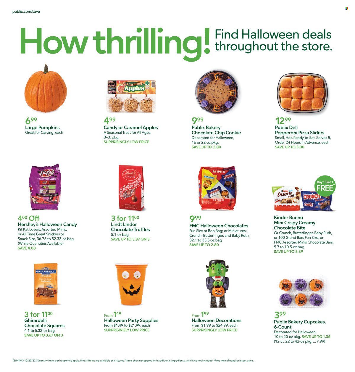 Publix (AL, FL, GA, NC, SC, TN) Weekly Ad Flyer Specials October 20 to October 26, 2022