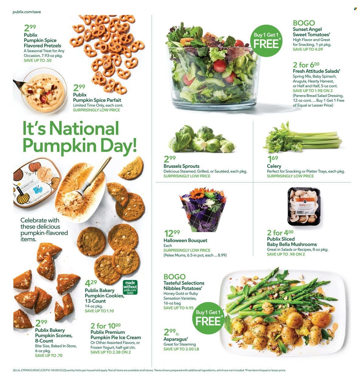 Publix (AL, FL, GA, NC, SC, TN) Weekly Ad Flyer Specials October 20 to October 26, 2022