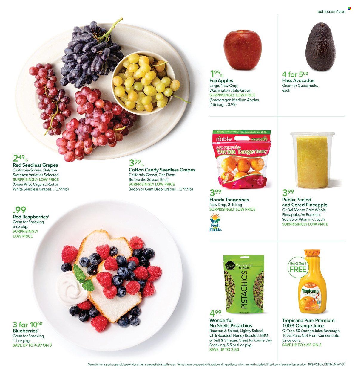 Publix (AL, FL, GA, NC, SC, TN) Weekly Ad Flyer Specials October 20 to October 26, 2022