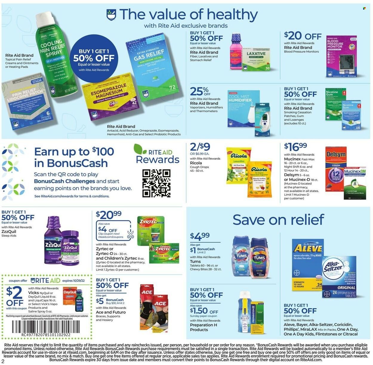 RITE AID Weekly Ad Flyer Specials October 23 to October 29, 2022