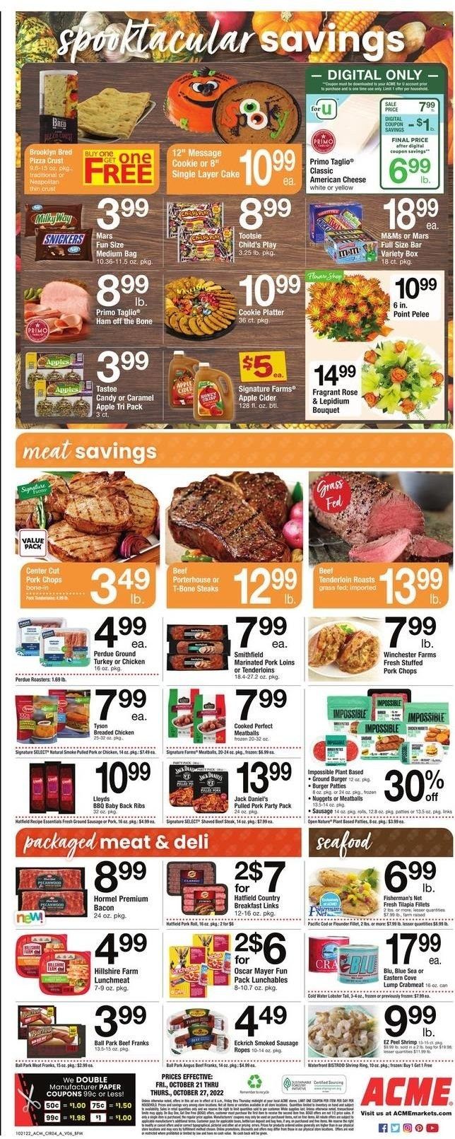 ACME (DE, NJ, NY, PA) Weekly Ad Flyer Specials October 21 to October 27, 2022