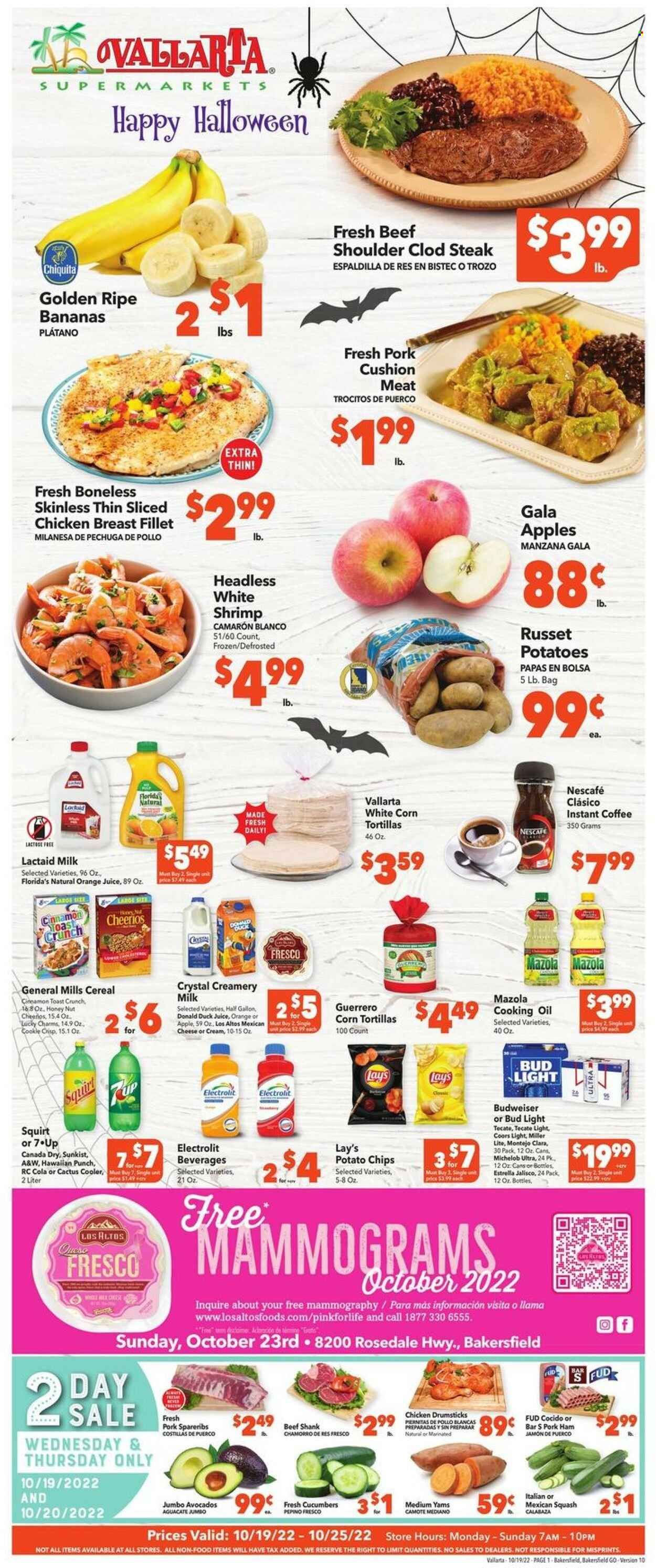 Vallarta (CA) Weekly Ad Flyer Specials October 19 to October 25, 2022