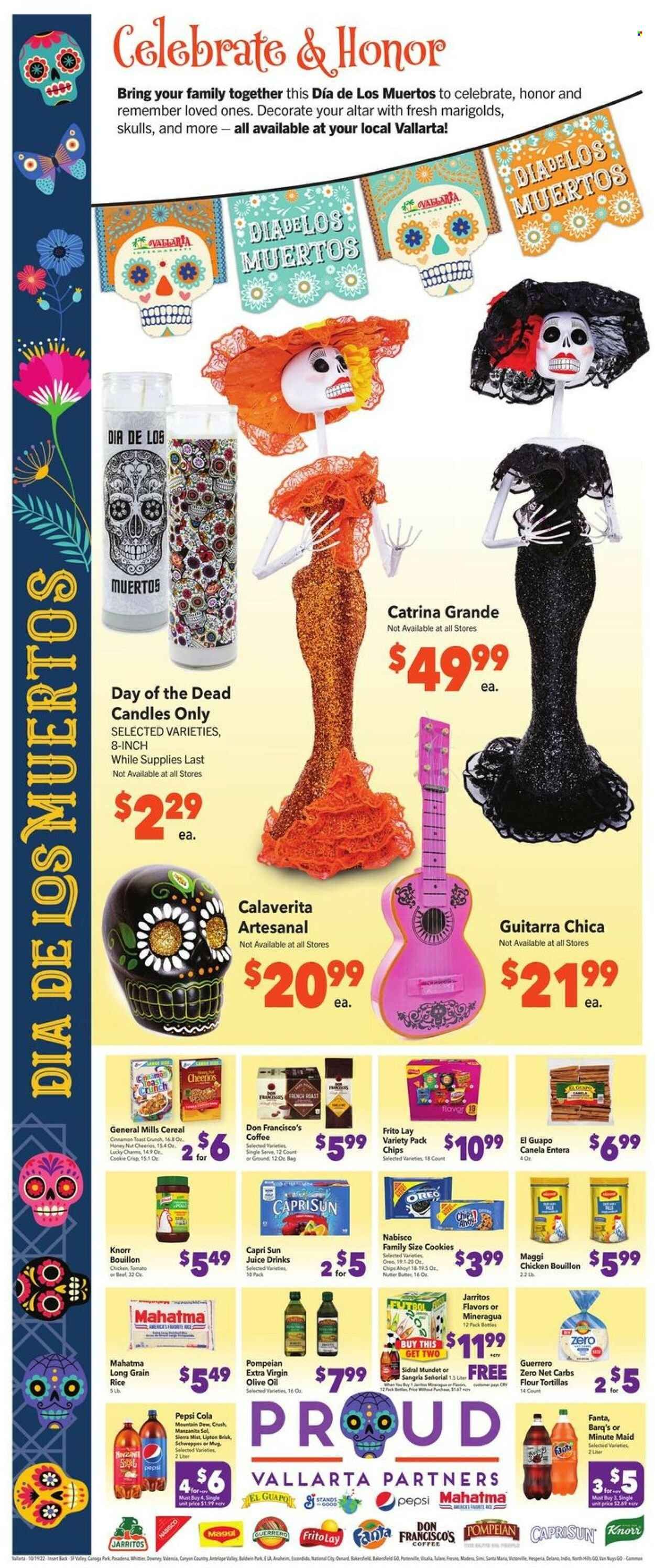 Vallarta (CA) Weekly Ad Flyer Specials October 19 to October 25, 2022