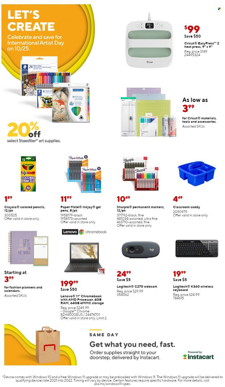 Staples Weekly Ad Flyer Specials October 23 to October 29, 2022