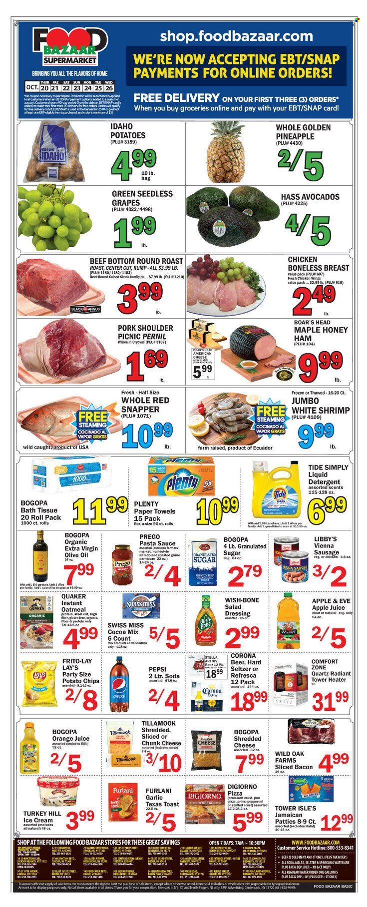 Food Bazaar (CT, NJ, NY) Weekly Ad Flyer Specials October 20 to October 26, 2022