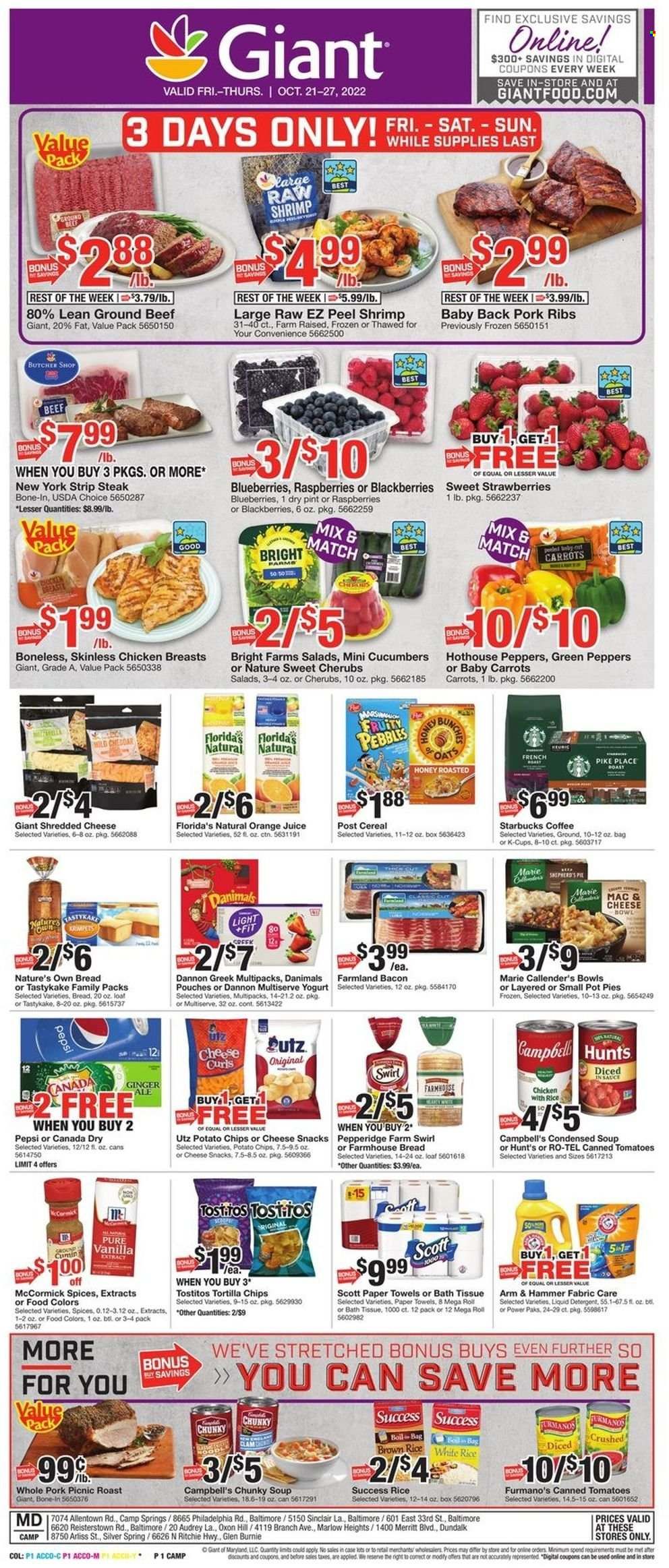 Giant Food (DE, MD, VA) Weekly Ad Flyer Specials October 21 to October 27, 2022