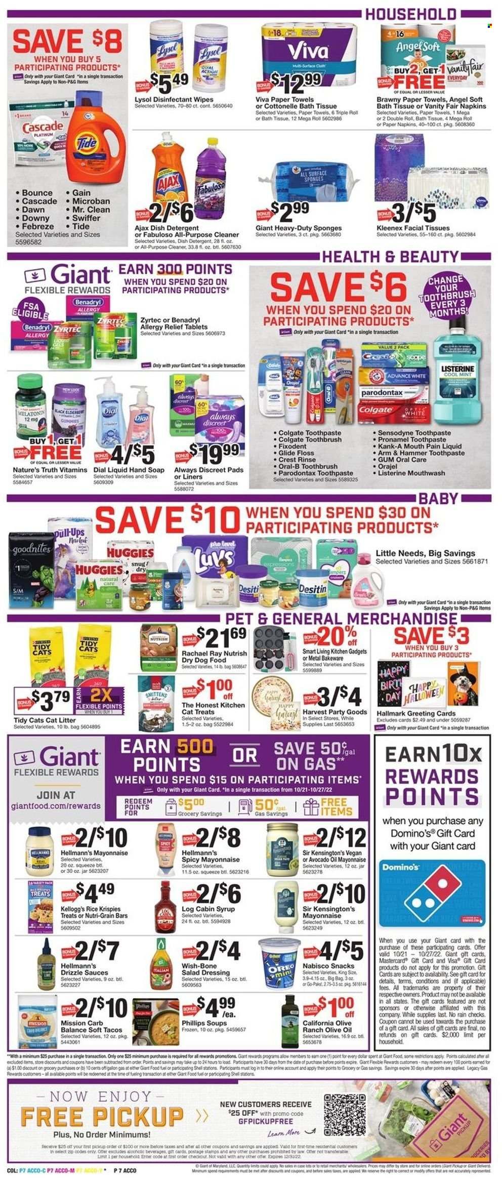Giant Food (DE, MD, VA) Weekly Ad Flyer Specials October 21 to October 27, 2022