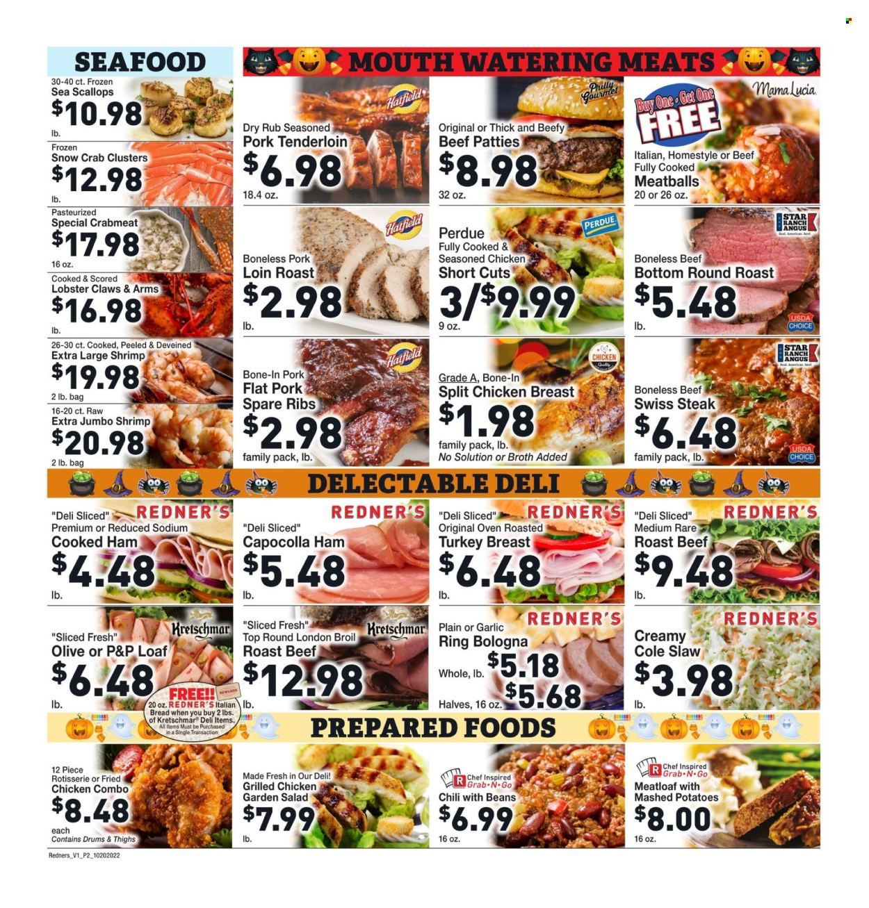 Redner's Markets (DE, MD, PA) Weekly Ad Flyer Specials October 20 to October 26, 2022