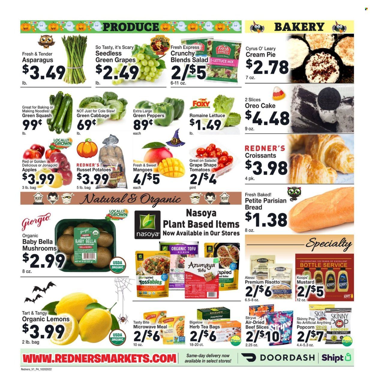 Redner's Markets (DE, MD, PA) Weekly Ad Flyer Specials October 20 to October 26, 2022