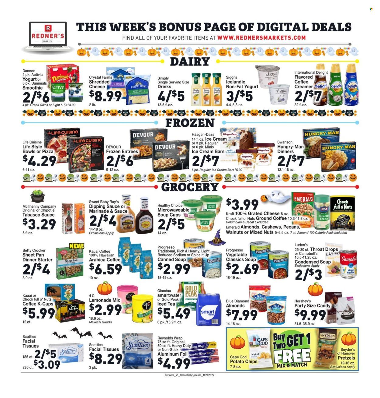 Redner's Markets (DE, MD, PA) Weekly Ad Flyer Specials October 20 to October 26, 2022