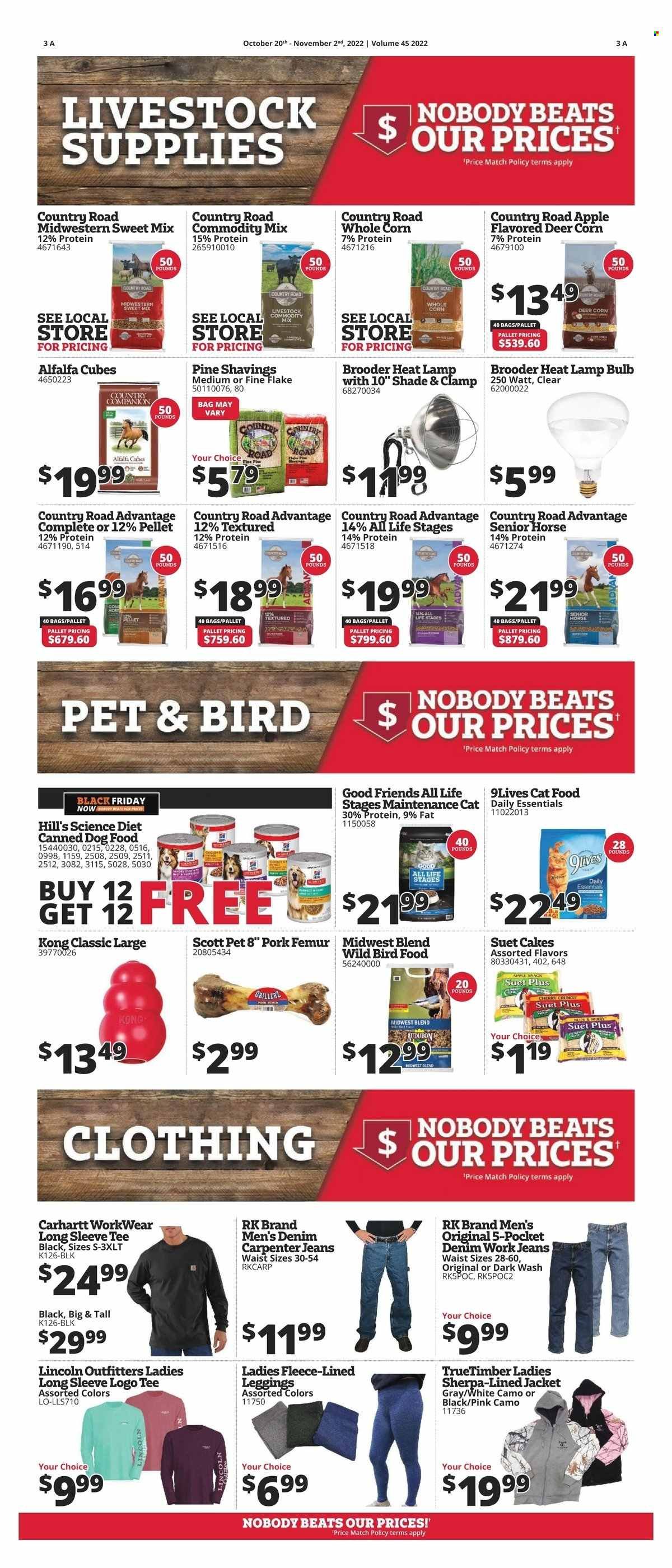 Rural King Weekly Ad Flyer Specials October 20 to November 2, 2022