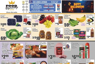 Food Dynasty (NY) Weekly Ad Flyer Specials October 21 to October 27, 2022