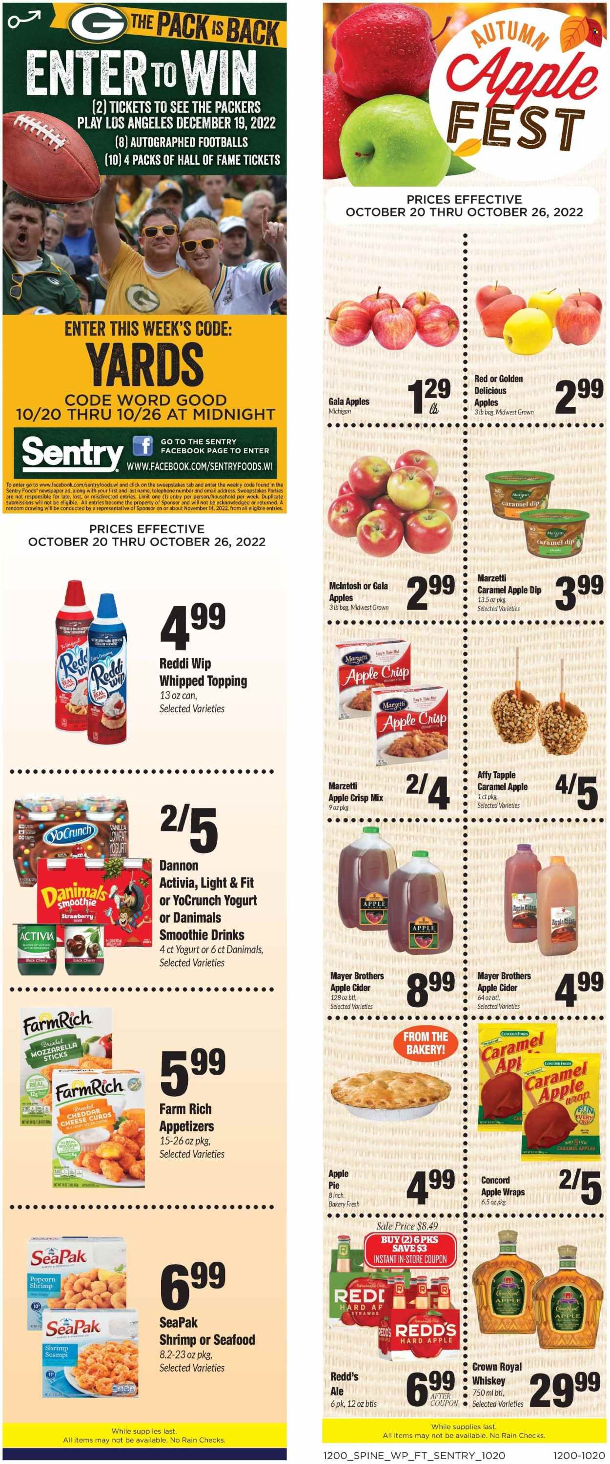 Sentry Foods (WI) Weekly Ad Flyer Specials October 20 to October 26, 2022