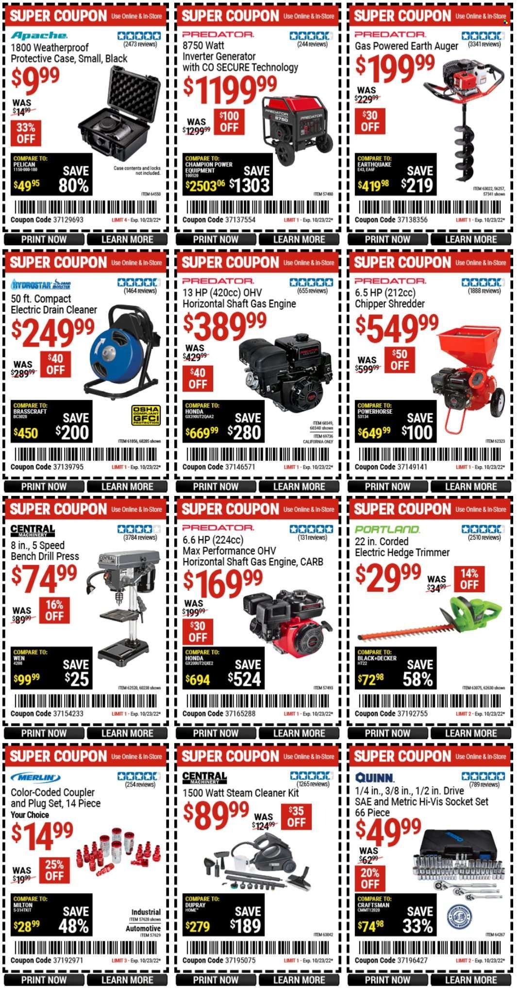 Harbor Freight Weekly Ad Flyer Specials October 21 to October 23, 2022