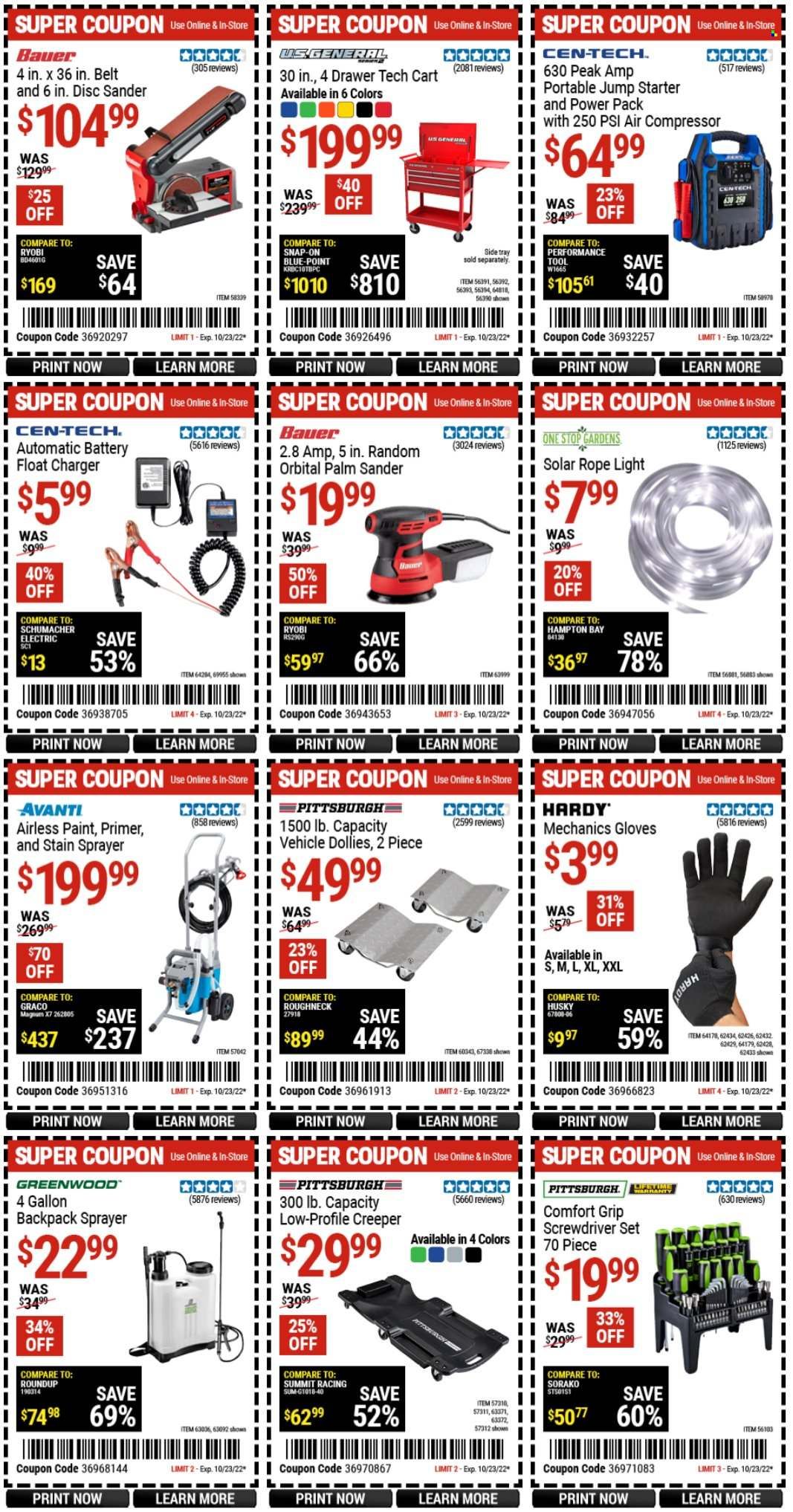 Harbor Freight Weekly Ad Flyer Specials October 21 to October 23, 2022