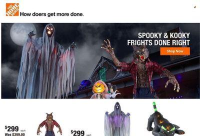 The Home Depot Weekly Ad Flyer Specials October 20 to October 27, 2022