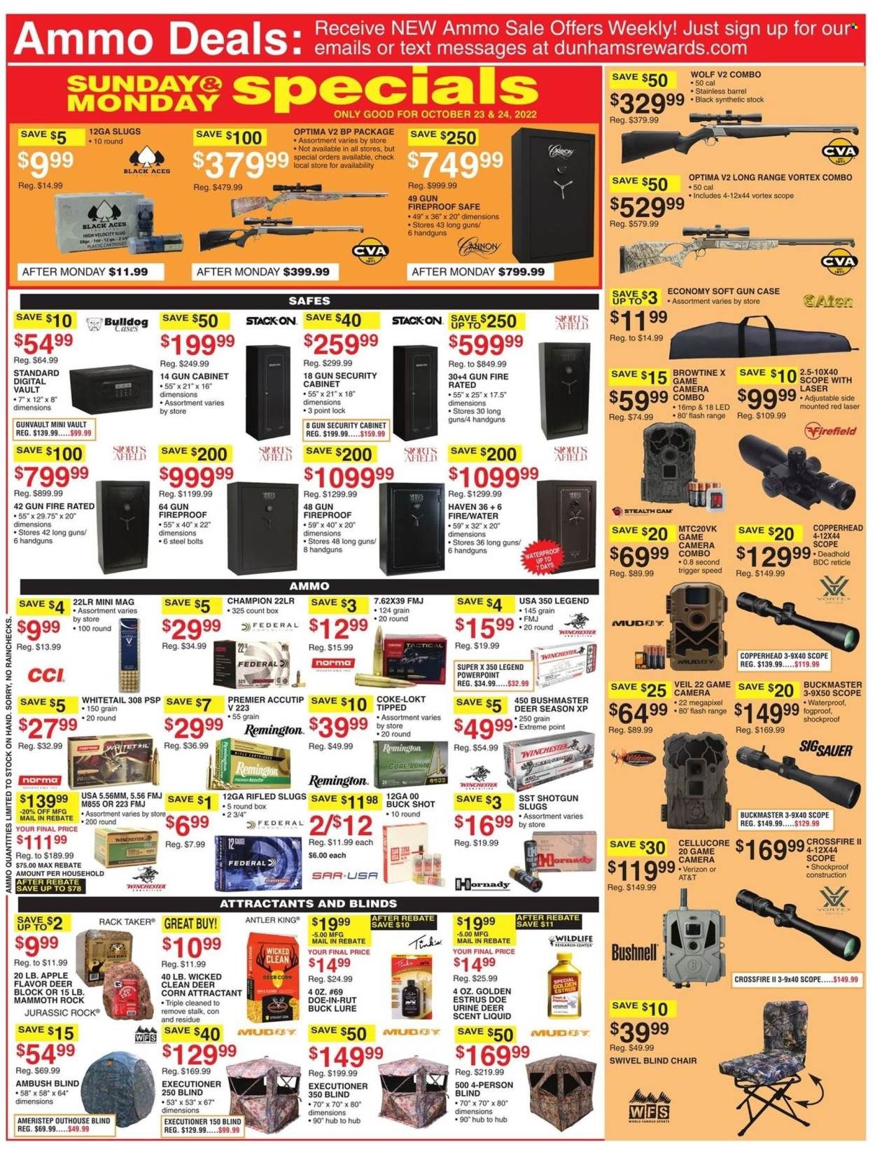 Dunham's Sports (MI) Weekly Ad Flyer Specials October 22 to October 27, 2022