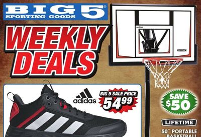 Big 5 (AZ, CA, CO, ID, NM, OR, UT, WA) Weekly Ad Flyer Specials October 21 to October 27, 2022
