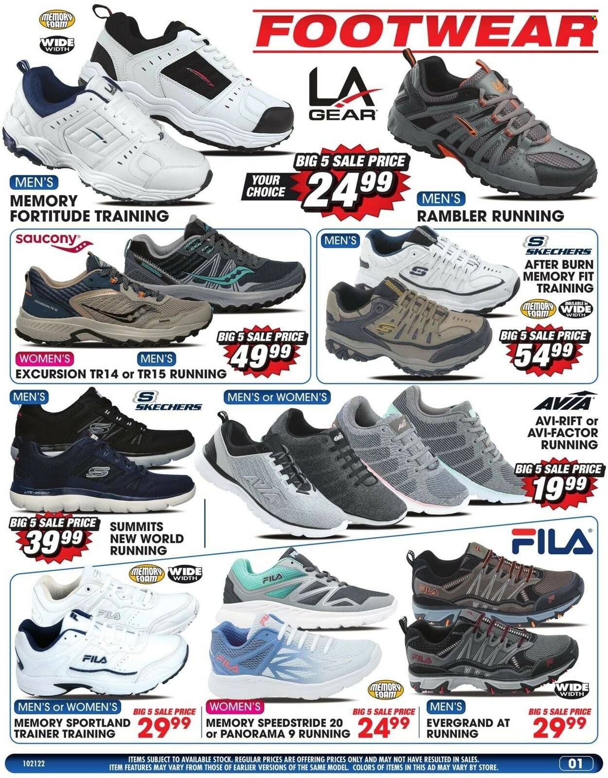 Big 5 (AZ, CA, CO, ID, NM, OR, UT, WA) Weekly Ad Flyer Specials October 21 to October 27, 2022