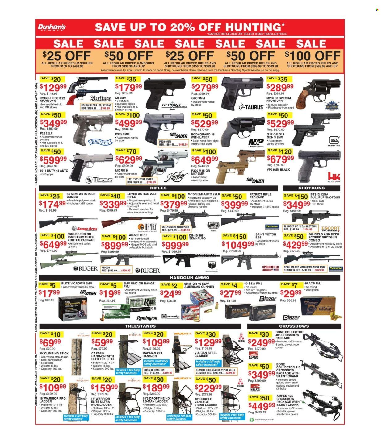 Dunham's Sports (WI) Weekly Ad Flyer Specials October 22 to October 27, 2022