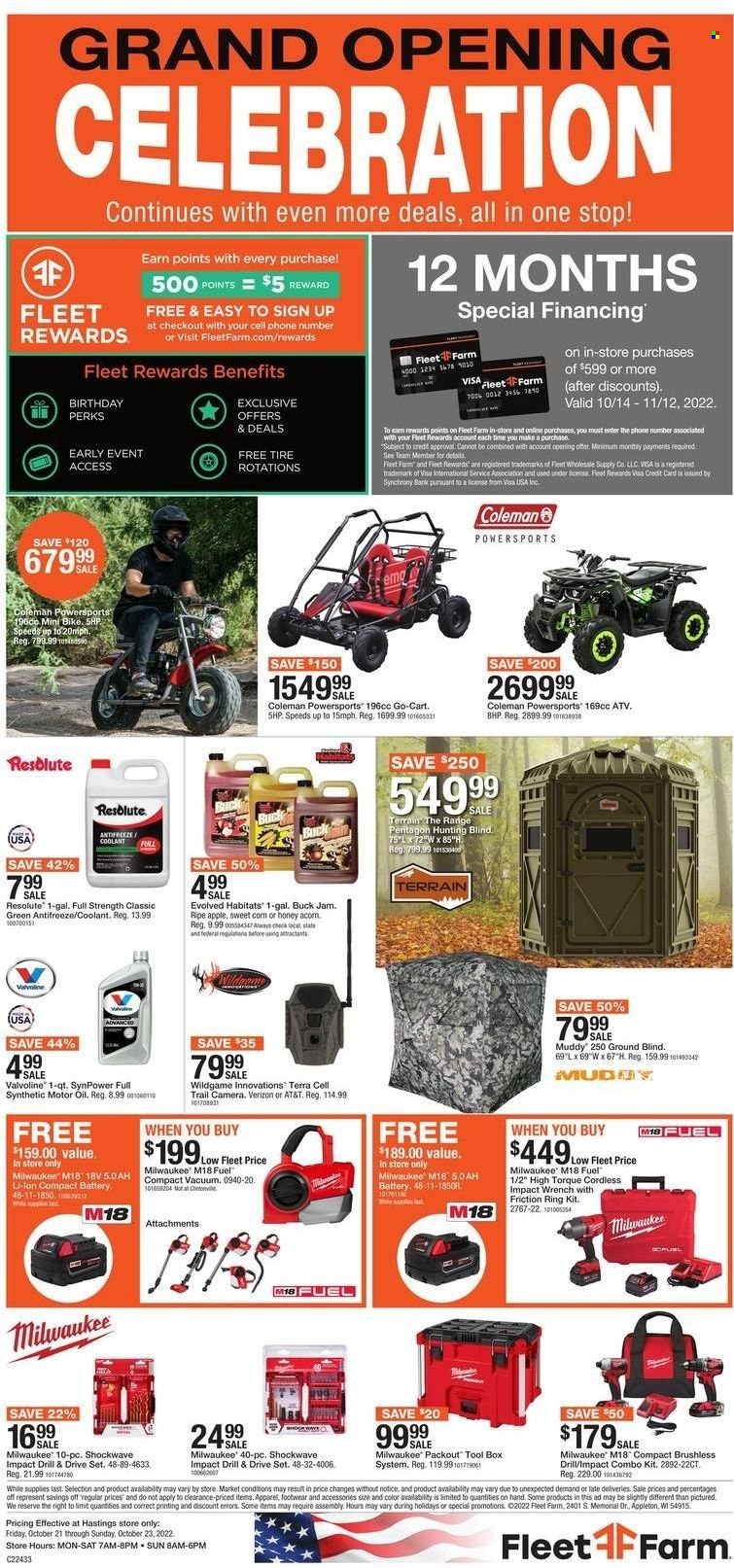 Fleet Farm (IA, MN, ND, WI) Weekly Ad Flyer Specials October 21 to October 23, 2022