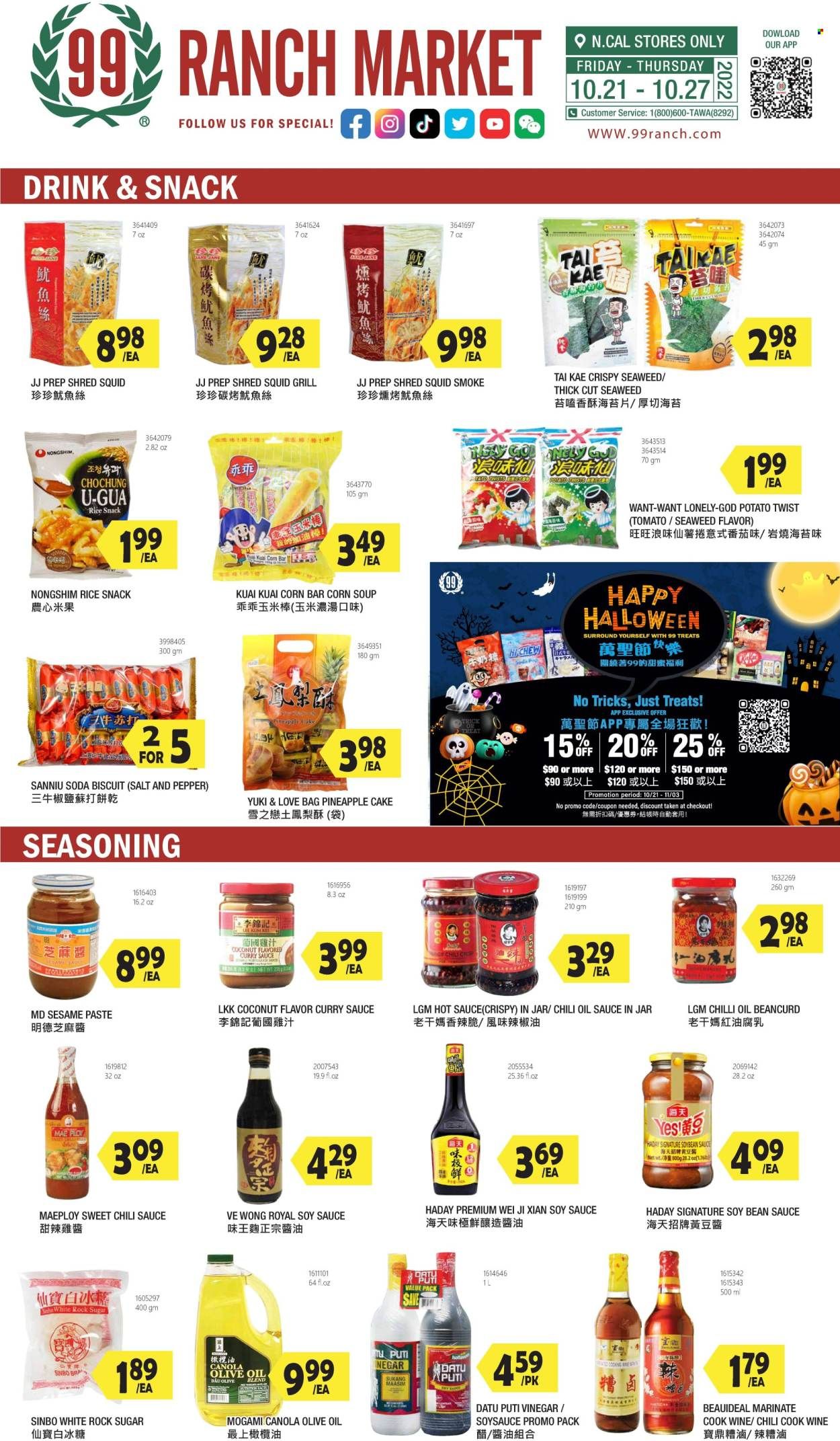 99 Ranch Market (92, CA) Weekly Ad Flyer Specials October 21 to October 27, 2022