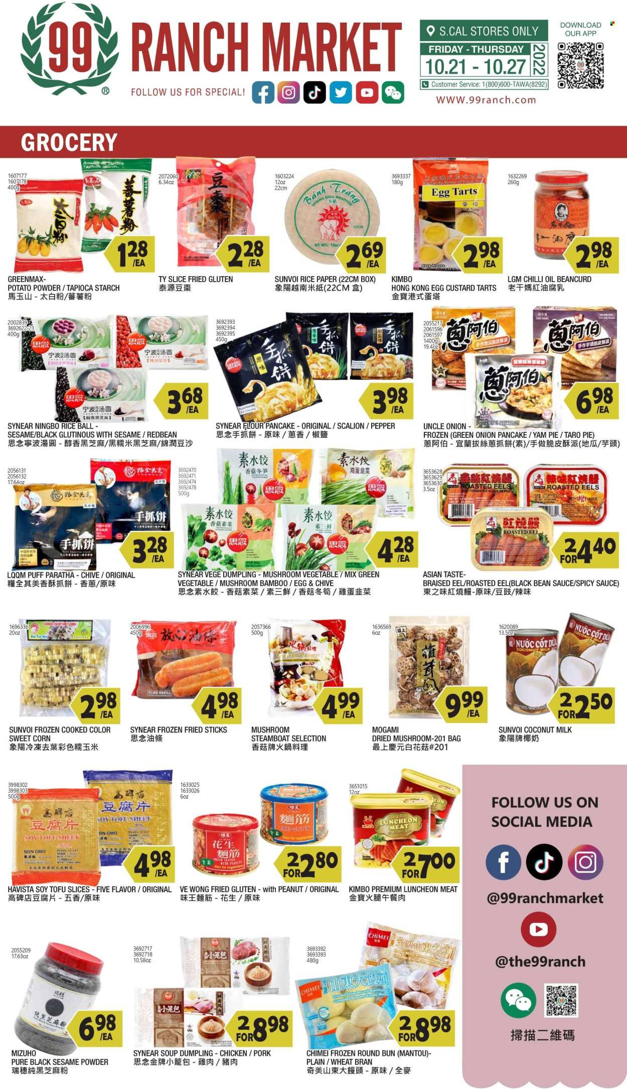 99 Ranch Market (40, CA) Weekly Ad Flyer Specials October 21 to October 27, 2022