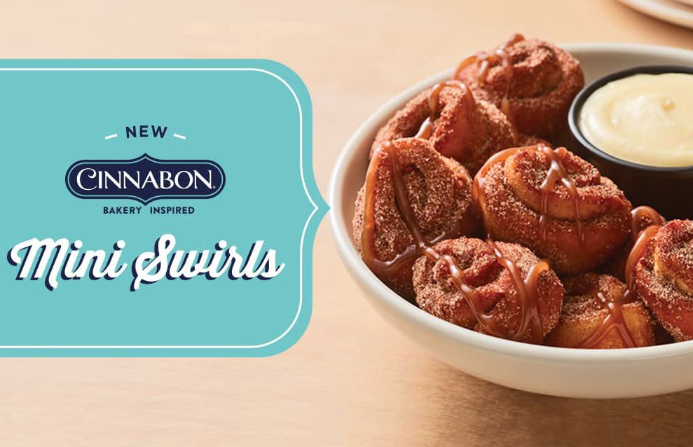 Applebee’s Expands their Dessert Menu with their Brand New Cinnabon Mini Swirls Applebee’s Expands their Dessert Menu with their Brand New Cinnabon Mini Swirls