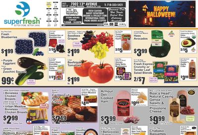 Super Fresh (NY) Weekly Ad Flyer Specials October 21 to October 27, 2022