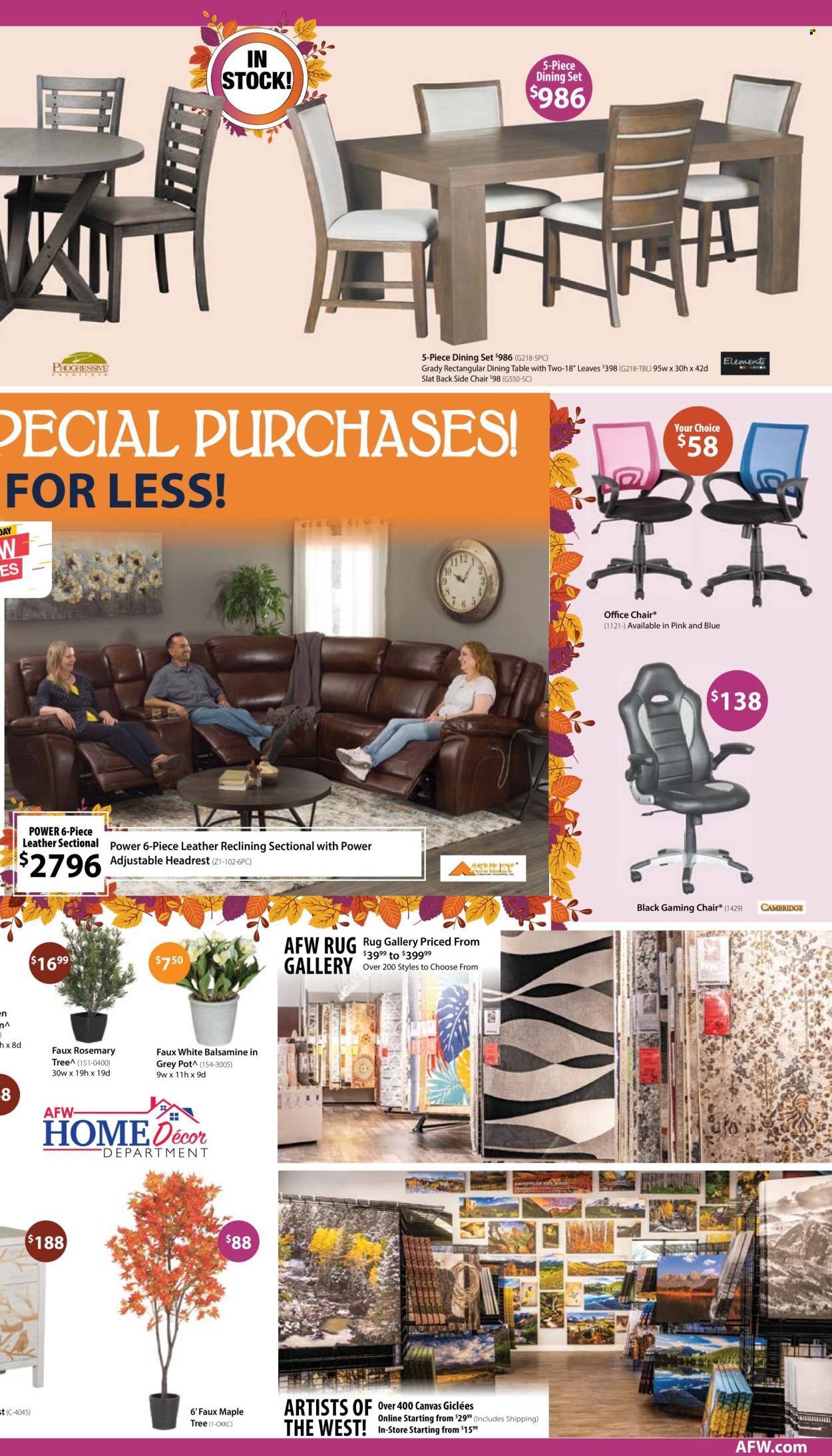 American Furniture Warehouse (AZ, CO, TX) Weekly Ad Flyer Specials October 23 to October 29, 2022