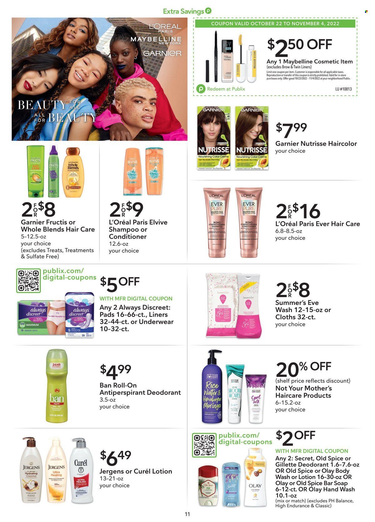 Publix (AL, FL, GA, NC, SC, TN) Weekly Ad Flyer Specials October 22 to November 4, 2022
