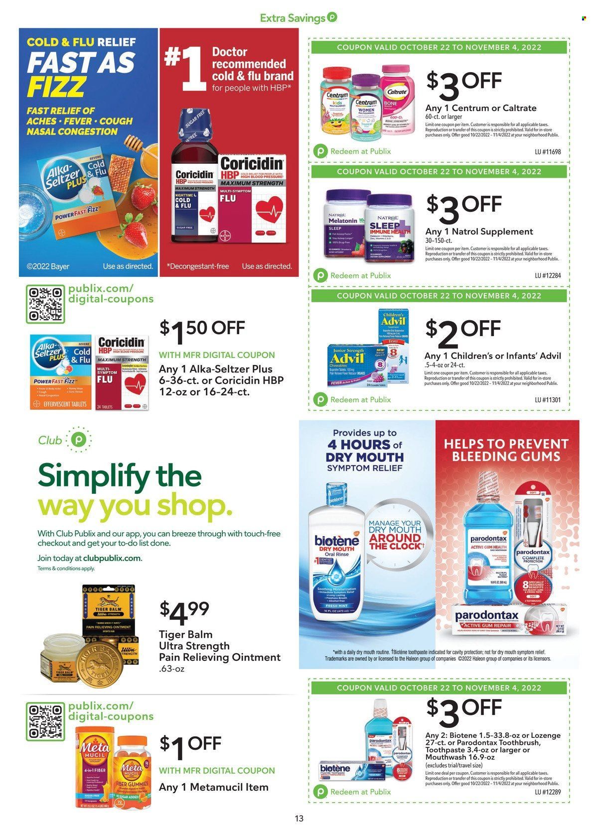 Publix (AL, FL, GA, NC, SC, TN) Weekly Ad Flyer Specials October 22 to November 4, 2022