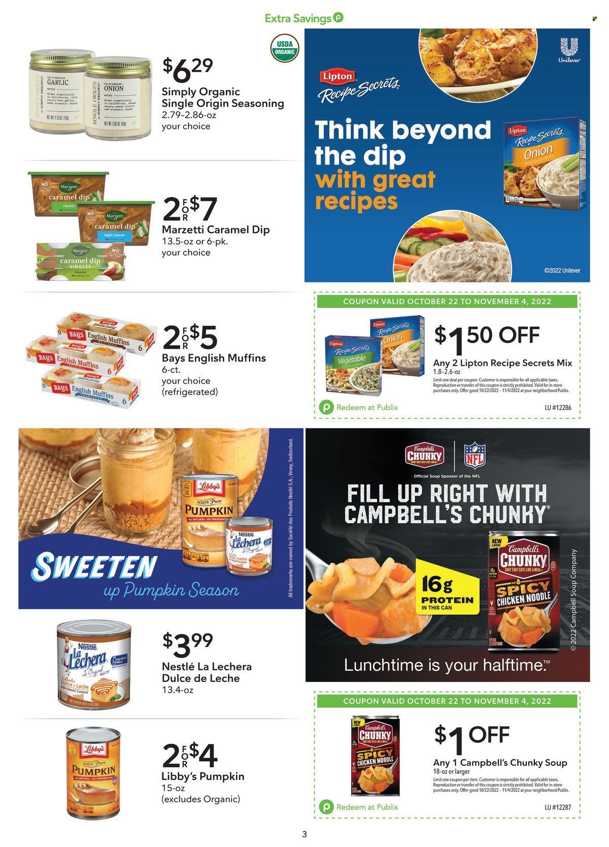 Publix (AL, FL, GA, NC, SC, TN) Weekly Ad Flyer Specials October 22 to November 4, 2022