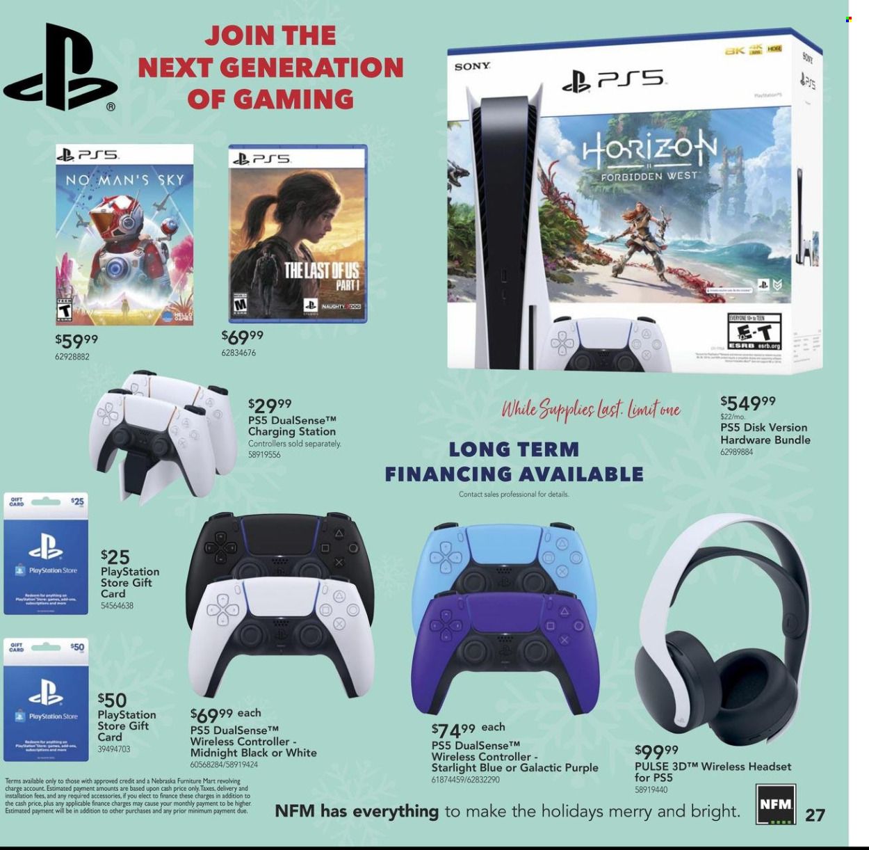 Nebraska Furniture Mart (IA, KS, NE, TX) Weekly Ad Flyer Specials October 19 to November 15, 2022