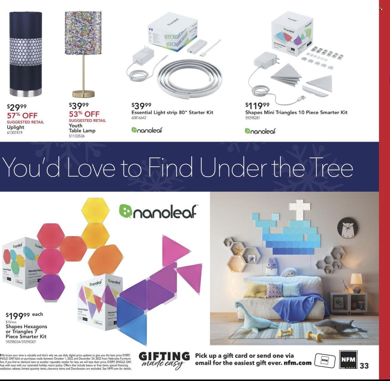 Nebraska Furniture Mart (IA, KS, NE, TX) Weekly Ad Flyer Specials October 19 to November 15, 2022