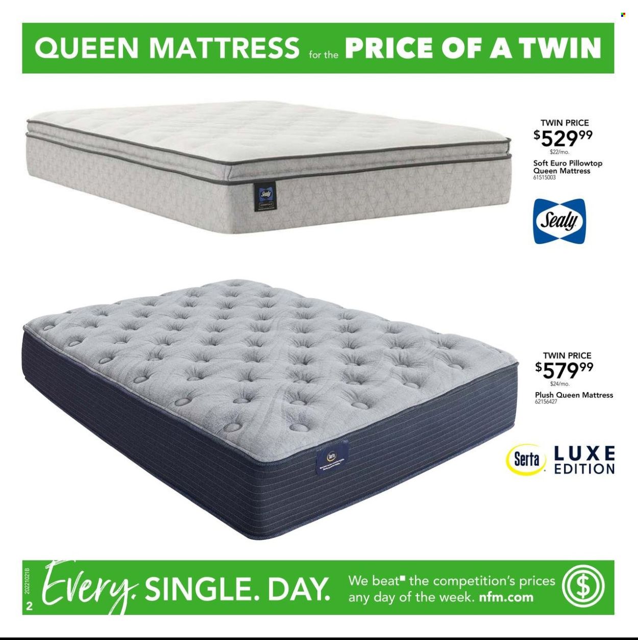 Nebraska Furniture Mart (IA, KS, NE, TX) Weekly Ad Flyer Specials October 21 to October 25, 2022