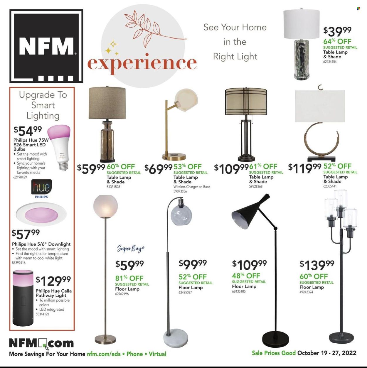 Nebraska Furniture Mart (IA, KS, NE, TX) Weekly Ad Flyer Specials October 19 to October 27, 2022