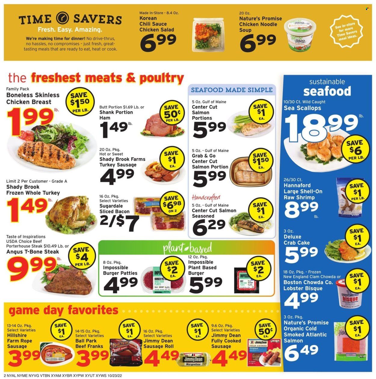 Hannaford (NY) Weekly Ad Flyer Specials October 23 to October 29, 2022