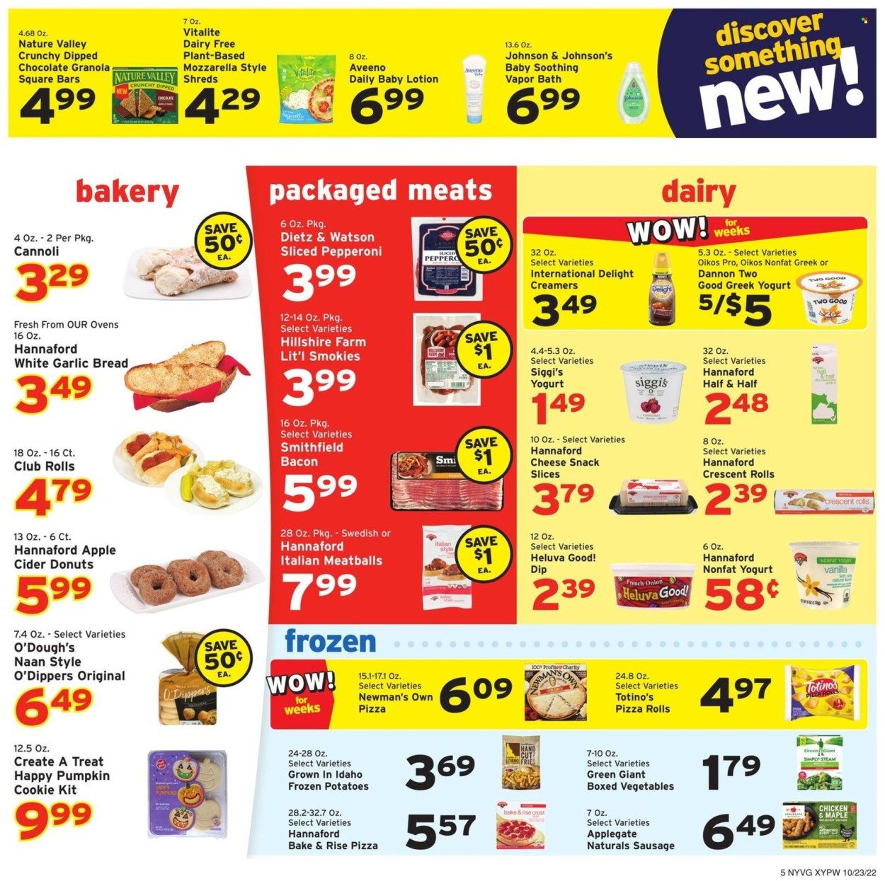 Hannaford (NY) Weekly Ad Flyer Specials October 23 to October 29, 2022
