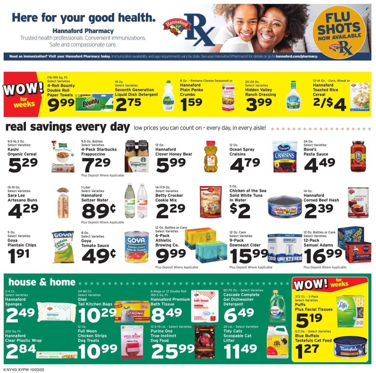 Hannaford (NY) Weekly Ad Flyer Specials October 23 to October 29, 2022