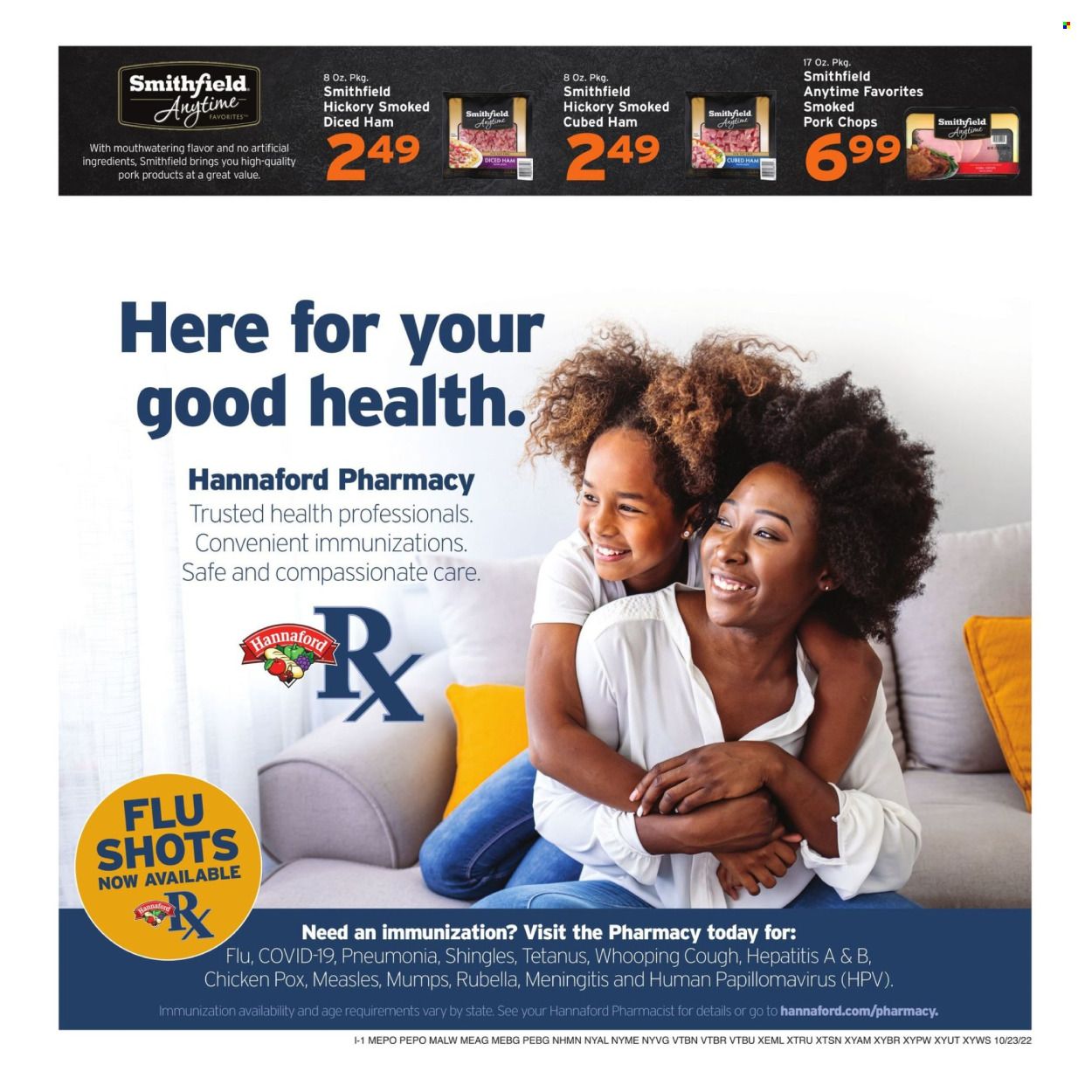 Hannaford (VT) Weekly Ad Flyer Specials October 23 to October 29, 2022