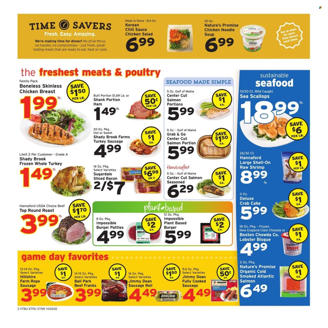 Hannaford (VT) Weekly Ad Flyer Specials October 23 to October 29, 2022