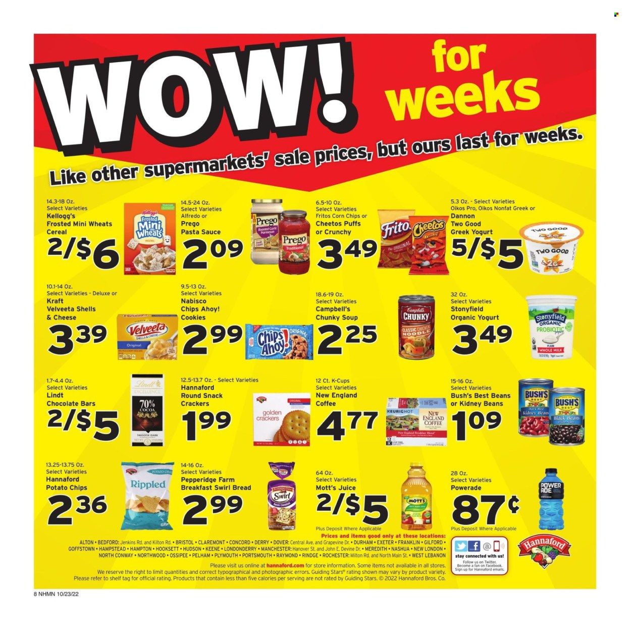 Hannaford (NH) Weekly Ad Flyer Specials October 23 to October 29, 2022