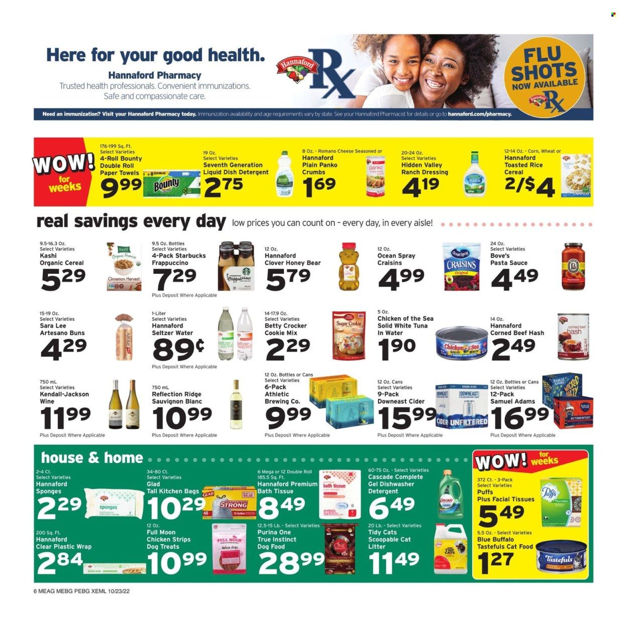 Hannaford (ME) Weekly Ad Flyer Specials October 23 to October 29, 2022