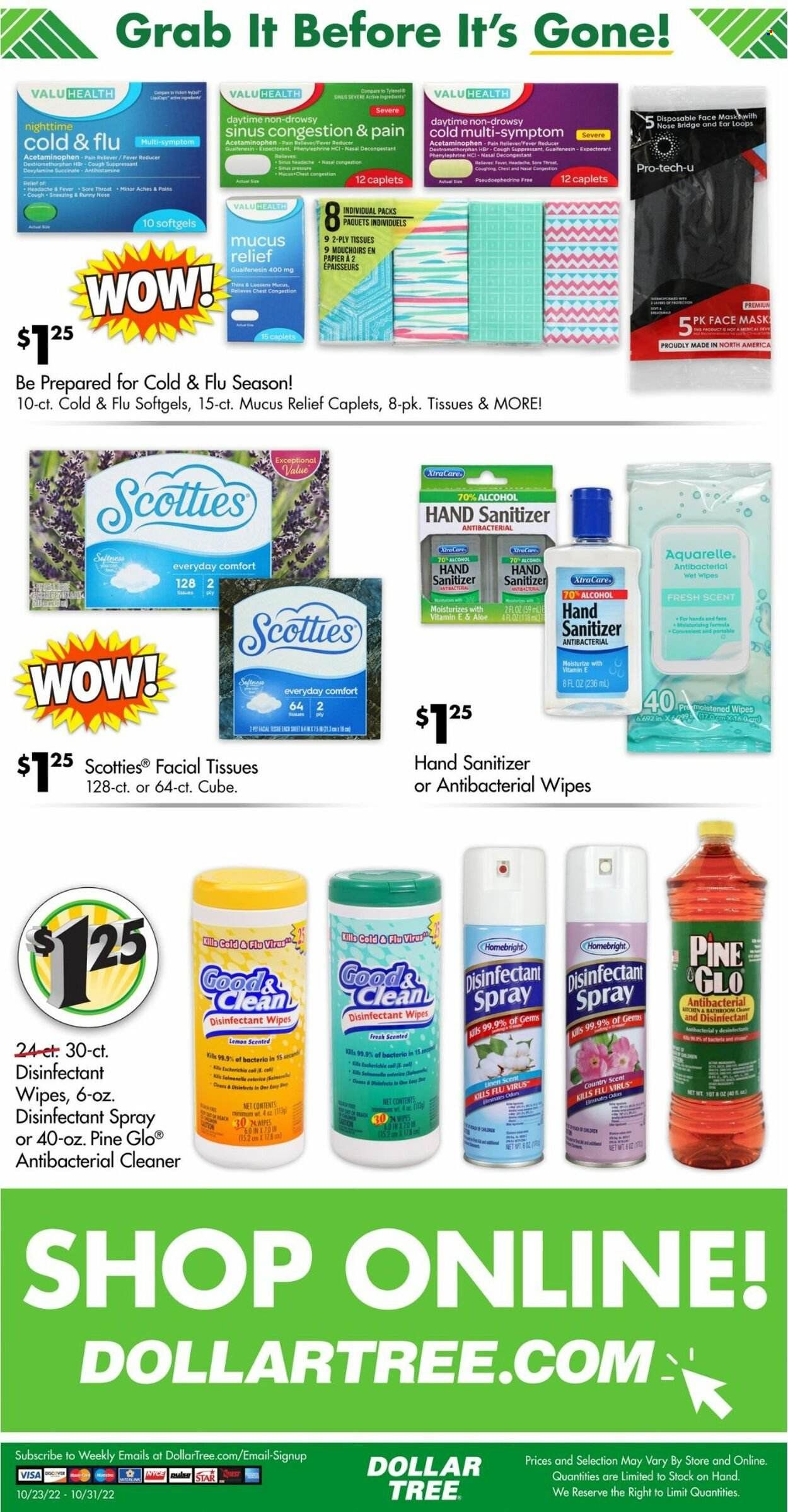 Dollar Tree Weekly Ad Flyer Specials October 23 to October 31, 2022