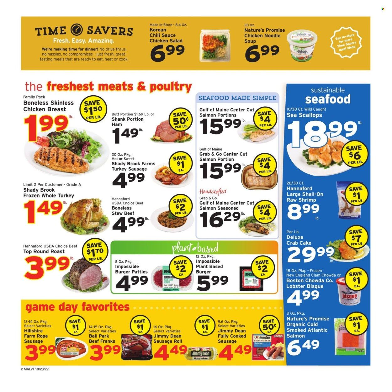 Hannaford (MA) Weekly Ad Flyer Specials October 23 to October 29, 2022