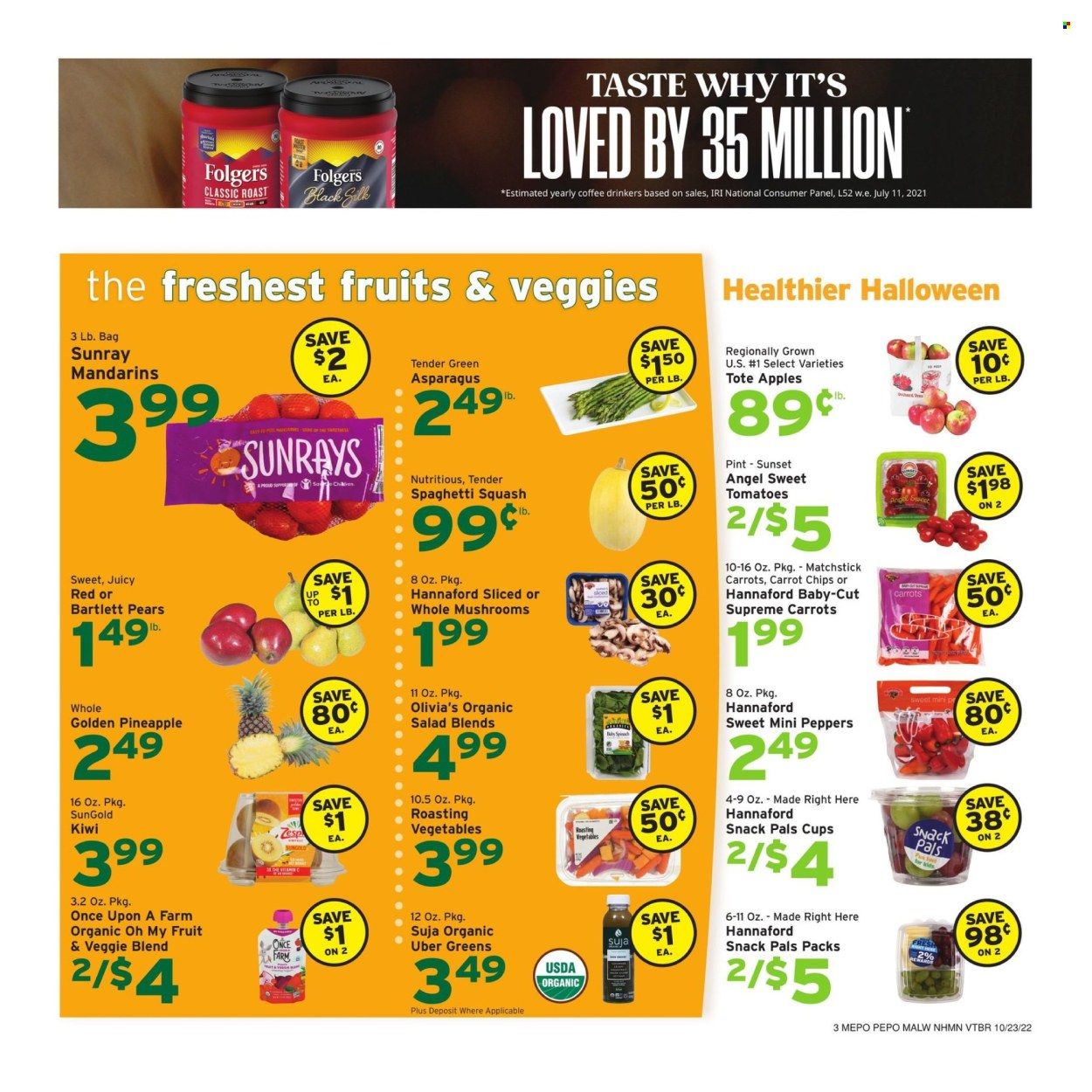 Hannaford (MA) Weekly Ad Flyer Specials October 23 to October 29, 2022